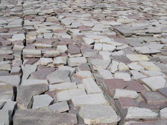Porphyry mosaic slabs